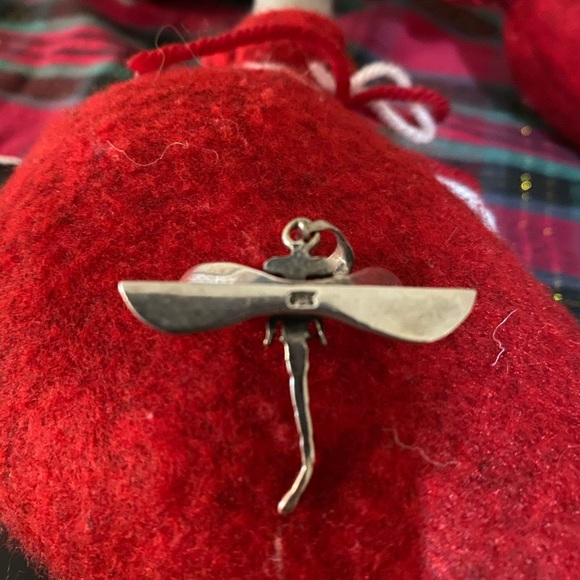 Sterling silver dragon fly pendant - Picture 2 of 2